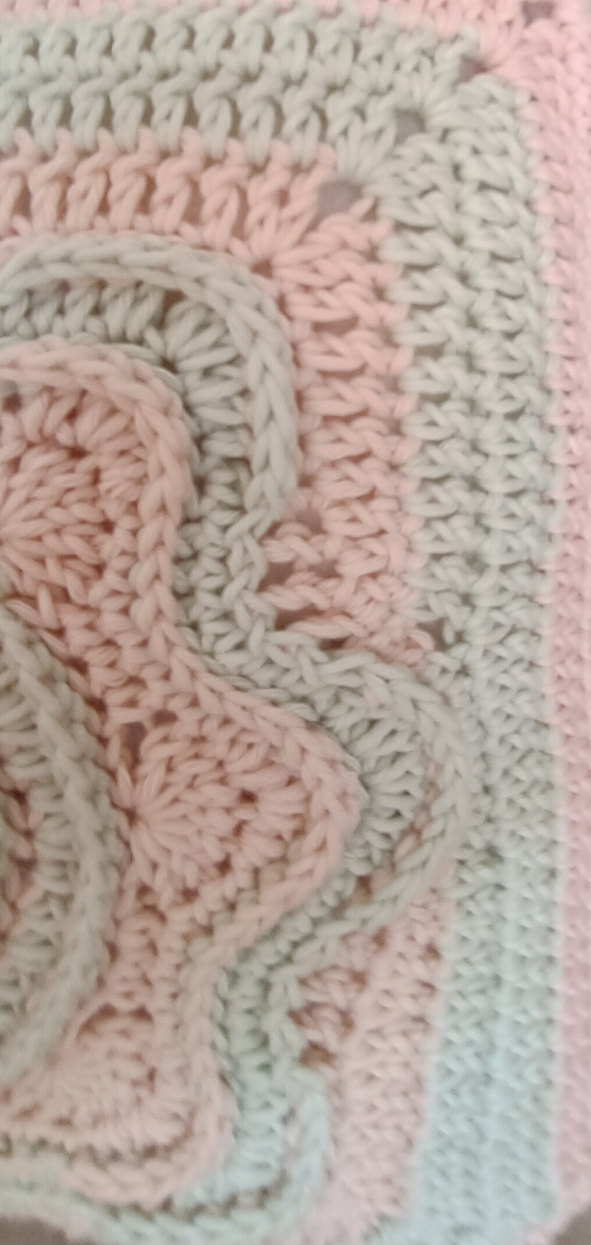 "Flor" Cojin tejido a ganchillo - 2